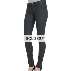 Rag and Bone Waxed Coated Denim Legging Skinny Jeans Shoreditch